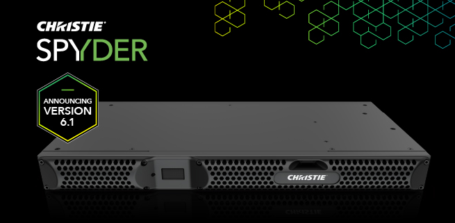 科视Christie推出 Spyder-S 6.1版本，进一步扩展了用于现场活动与固定安装的模块化视频处理平台